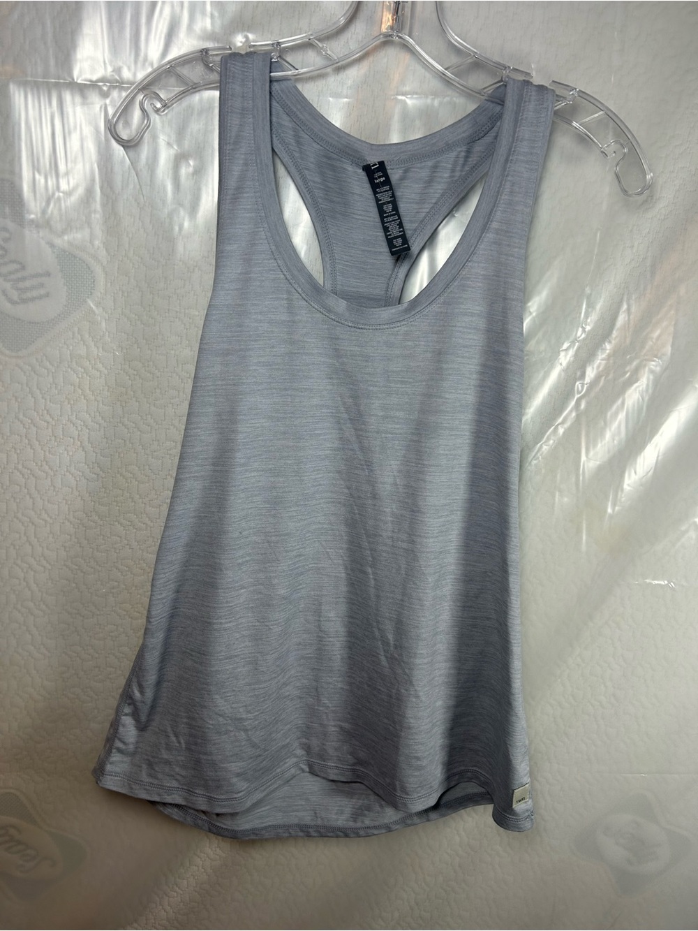 Vuori Heather Gray Racerback Tank